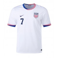 United States Giovanni Reyna #7 Replica Home Shirt Copa America 2024 Short Sleeve